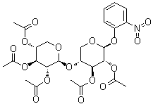 CAS # 162088-92-8, 2-Nitrophenyl 4-O-(2,3,4-tri-O-acetyl-beta-D-xylopyranosyl)-beta-D-xylopyranoside 2,3-diacetate