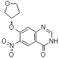 CAS # 1621182-18-0, 6-Nitro-7-[[(3S)-tetrahydro-3-furanyl]oxy]-4(3H)-quinazolinone