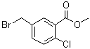 CAS 登录号：16220-99-8, 5-(溴甲基)-2-氯苯甲酸甲酯