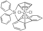 CAS 登录号：162259-77-0, 二苯基硅烷基(环戊二烯)(9-芴基)二氯化锆