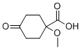 structure of CAS# 1622928-68-0, 1-甲氧基-4-氧代环己烷-1-羧酸