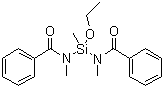 CAS 登录号：16230-35-6, 双(N-甲基苯甲酰胺)乙氧基甲基硅烷