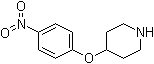structure of CAS# 162402-39-3, 4-(4-Nitrophenoxy)piperidine
