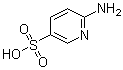 structure of CAS# 16250-08-1, 6-氨基-3-吡啶磺酸