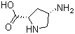 structure of CAS# 16257-83-3, (4S)-4-Amino-L-proline