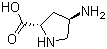 structure of CAS# 16257-88-8, trans-4-Amino-L-proline