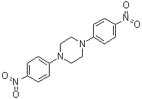 structure of CAS# 16264-05-4, 1,4-双(4-硝基苯基)哌嗪