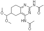 CAS # 162660-03-9 (94251-70-4), N,N'-[6-(Dimethoxymethyl)-5,6,7,8-tetrahydro-2,4-quinazolinediyl]bisacetamide, NSC 63026