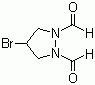 structure of CAS# 162887-23-2, 4-Bromo-1,2-pyrazolidinedicarboxaldehyde
