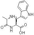 structure of CAS# 16305-75-2, L-丙氨酰-L-色氨酸