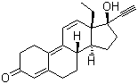 structure of CAS# 16320-04-0, 孕三烯酮