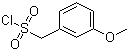 structure of CAS# 163295-76-9, 3-Methoxybenzenemethanesulfonyl chloride