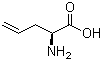 structure of CAS# 16338-48-0, (S)-(-)-2-氨基-4-戊烯酸
