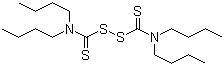 structure of CAS# 1634-02-2, Tetrabutylthiuram disulfide