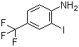 structure of CAS# 163444-17-5, 4-Amino-3-iodobenzotrifluoride