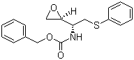 CAS # 163462-16-6, [S-(R,S)]-Phenylmethyl [1-oxiranyl-2-(phenylthio)ethyl]carbamate, (2S,3R)-3-[(Benzyloxycarbonyl)amino]-4-phenylthio-1-butene oxide