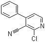 structure of CAS# 163563-64-2, 2-Chloro-6-phenylnicotinonitrile
