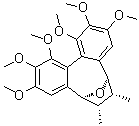 CAS # 163564-58-7, Kadsulignan N, (5R,6R,7S,8S)-rel-5,6,7,8-Tetrahydro-1,2,3,10,11,12-hexamethoxy-6,7-dimethyl-5,8-epoxydibenzo[a,c]cyclooctene