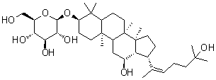 CAS # 1636114-55-0, (3beta,12beta,20Z)-12,25-Dihydroxydammar-20(22)-en-3-yl beta-D-glucopyranoside