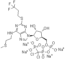 structure of CAS# 163706-36-3, Cangrelor tetrasodium