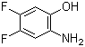 structure of CAS# 163734-01-8, 2-氨基-4,5-二氟苯酚