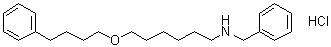 CAS # 163923-18-0, [6-(4-Phenylbutoxy)hexyl]benzylamine hydrochloride
