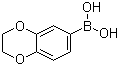structure of CAS# 164014-95-3, 苯并-1,4-二氧六环-6-硼酸