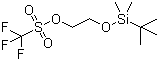 CAS # 164162-36-1, Trifluoromethanesulfonic acid 2-[[(tert-butyl)dimethylsilyl]oxy]ethyl ester, 1,1,1-Trifluoromethanesulfonic acid 2-[[(1,1-dimethylethyl)dimethylsilyl]oxy]ethyl ester