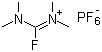 structure of CAS# 164298-23-1, Fluoro-N,N,N',N'-tetramethylformamidinium hexafluorophosphate