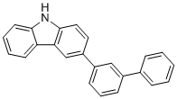 structure of CAS# 1643526-99-1, 3-([1,1'-Biphenyl]-3-yl)-9H-carbazole