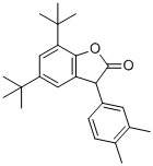 structure of CAS# 164391-52-0, 5,7-二-叔-丁基-3-(3,4-二甲基苯基)-2(3h)-苯并呋喃酮