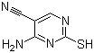 CAS 登录号：16462-26-3, 2-巯基-4-氨基嘧啶-5-甲腈