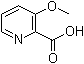 CAS # 16478-52-7, 3-Methoxy-2-pyridinecarboxylic acid, 3-Methoxypicolinic acid