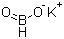 structure of CAS# 16481-66-6, Potassium metaborate