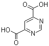 CAS # 16490-02-1, 4,6-Pyrimidinedicarboxylic acid, NSC 44347