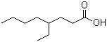 structure of CAS# 16493-80-4, 4-乙基辛酸