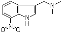 CAS # 1654-34-8, 7-Nitrogramine, N,N-Dimethyl-1-(7-nitro-1H-indol-3-yl)methanamine