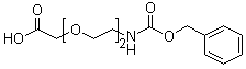 structure of CAS# 165454-06-8, 8-Benzyloxycarbonylamino-3,6-dioxaoctanoic acid