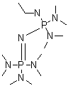 structure of CAS# 165535-45-5, N'''-[P,P-Bis(dimethylamino)-N-ethylphosphinimyl]-N,N,N',N',N'',N''-hexamethylphosphorimidic triamide