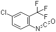 structure of CAS# 16588-69-5, 4-Chloro-2-(trifluoromethyl)phenyl isocyanate