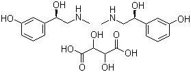 structure of CAS# 16589-24-5, Synephrine tartrate