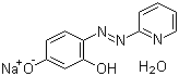 structure of CAS# 16593-81-0, 4-(2-吡啶偶氮)间苯二酚单钠盐水合物