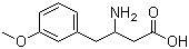 CAS # 166194-73-6, 3-Amino-4-(3-methoxyphenyl)butanoic acid