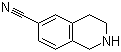 structure of CAS# 166398-34-1, 1,2,3,4-Tetrahydroisoquinoline-6-carbonitrile