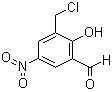 structure of CAS# 16644-30-7, 3-氯甲基-5-硝基水杨醛