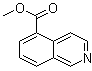structure of CAS# 16675-59-5, 5-异喹啉羧酸甲酯