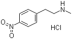 structure of CAS# 166943-39-1, N-甲基-4-硝基苯乙胺盐酸盐