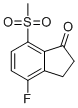 structure of CAS# 1672665-29-0, 4-Fluoro-7-(methylsulfonyl)-2,3-dihydro-1H-inden-1-one