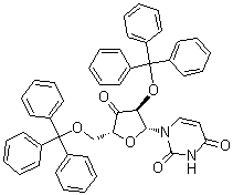 CAS 登录号：16731-37-6, 3'-脱氧-3'-氧代-2',5'-二-O-(三苯基甲基)尿苷