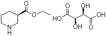 CAS # 167392-57-6, Ethyl (R)-nipecotate L-tartarate